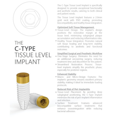 C-Type Tissue Level Implant