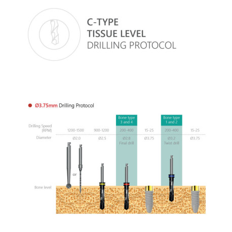 C-Type Tissue Level Implant