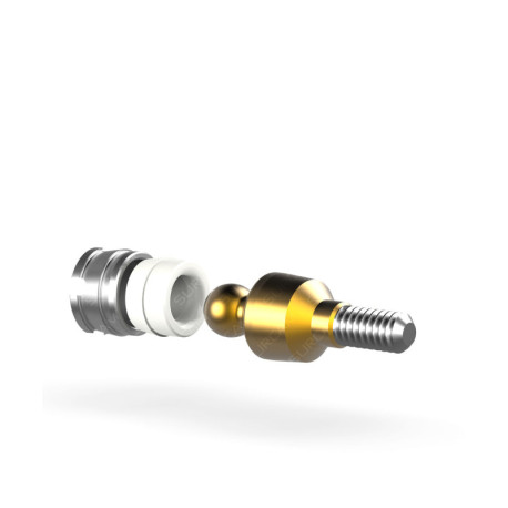 Straight Ball Attachment - Prime Coating
