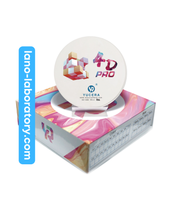 4D Pro Yucera Multi-Layered Zirconia Blocks. 16 Shade Gradient