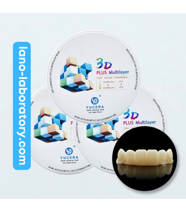 3D PLUS Multilayer. YUCERA Dental Zirconia Blocks. Ideal for Implants & Full-Arch