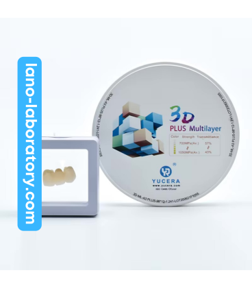 3D PLUS Multilayer. YUCERA Dental Zirconia Blocks. Ideal for Implants & Full-Arch
