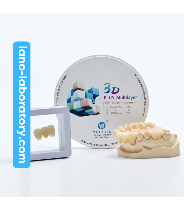 3D PLUS Multilayer Zirconia Blocks